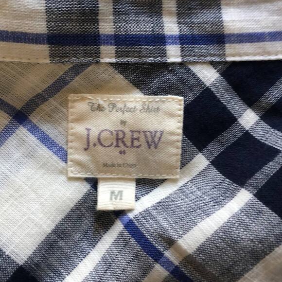 J. Crew | Plaid The Perfect Shirt Size M - Picture 5 of 5